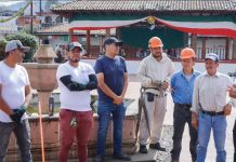 Dayana Pérez Mendoza impulsa rehabilitación de espacios públicos en Opopeo previo a la Feria de la Silla