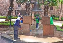 Gerencia del Centro Histórico da mantenimiento a Casa Natal de Morelos