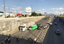 Peatón muere arrollado por tractocamión en el Libramiento Norte de Morelia