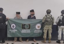 Asegurados en Buenavista 2 hombres, 7 fusiles y más de 2 mil cartuchos: SSP