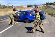 Se registra choque entre 2 vehículos sobre la Morelia-Pátzcuaro