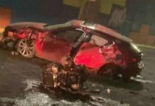 Se registra accidente automovilístico en el Libramiento Nororiente de Morelia