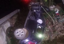 Se registra volcadura automovilística en la Tacámbaro-Pátzcuaro; hay 1 herido