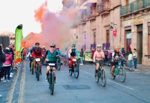 Yankel Benítez da banderazo al “Morelia Bike Marathon 2025”