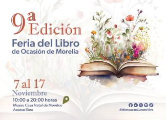 Hoy arranca novena edición de la Feria del Libro de Ocasión de Morelia: Secum