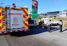 Choque de camioneta materialista deja 1 herido en la Morelia-Pátzcuaro