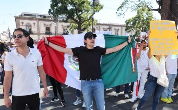 Sin incidentes, manifestación en el Centro Histórico de Morelia: Raúl Zepeda
