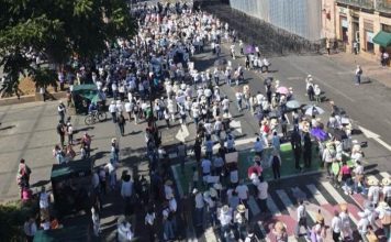 Sin jóvenes y sin fuerza; oposición fracasa en convocatoria de marcha: Jesús Mora