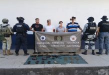 Guardia Nacional y Ejército Mexicano informan resultados de la operación “Paricutín” en Michoacán.