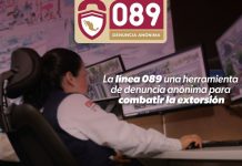 Línea 089, una herramienta de denuncia anónima para combatir la extorsión: SSP