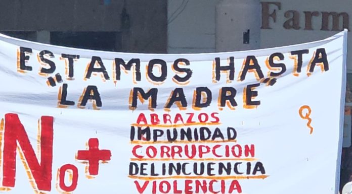 “Queremos paz, queremos libertad”, familias protestaron este sábado, en Uruapan