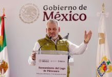 Arrancan Bedolla y Conagua rehabilitación de 3 plantas tratadoras para sanear el lago de Pátzcuaro