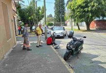 Accidentes de motocicleta dejan dos lesionados, en distintos puntos de Uruapan