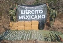 Guardia Nacional y Ejército Mexicano aseguran armamento y droga en Zamora, Mich.