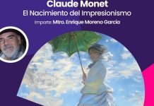 Conferencia de Claude Monet llega a la Casa de la Cultura de Morelia: Secum