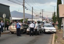 Se registra choque múltiple en el Libramiento Sur y avenida Periodismo, en Morelia