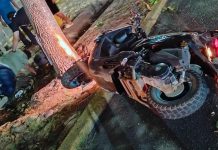 Motociclista queda gravemente herido tras chocar contra un árbol en LC