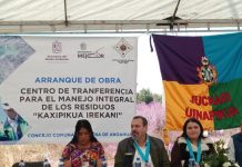 Secma inicia construcción de centro de residuos en Angahuan