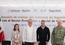 El gabinete de seguridad refuerza acciones coordinadas en Michoacán