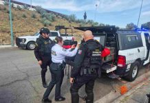 Guardia Civil neutraliza granada de gas, fue localizada en excavación por construcción