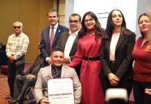 Con la entrega del Premio al Mérito, Michoacán avanza en la construcción de un entorno más inclusivo: SSM