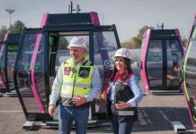 Montan primera cabina del teleférico de Morelia: Gladyz Butanda