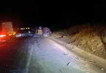 #Video | Vuelca pipa de Gas L.P. en la autopista Siglo XXI, no se reportan víctimas