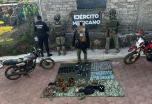 Presunto líder delincuencial es detenido en Zirahuén con armas y droga: SSP