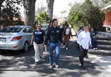 Yankel Benítez constata mejoras en la Escuela Secundaria Técnica 108