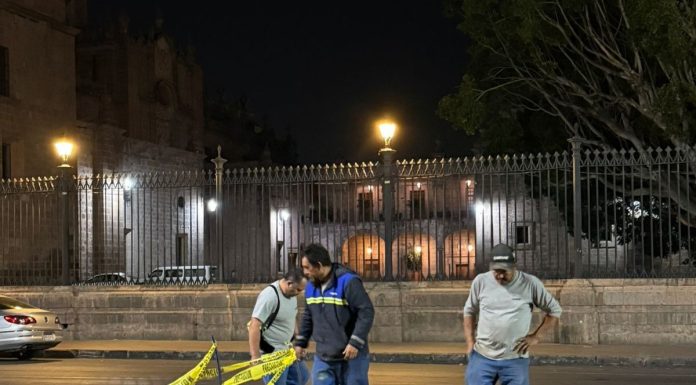 Anuncia Adolfo Torres dos nuevas tomas hídricas en el centro de Morelia