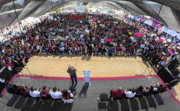 Carolina Rangel Gracida, secretaria general de Morena, presente en las Jornadas en Defensa de la Soberanía Nacional en Morelia