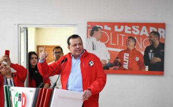 Rinde protesta Memo Valencia para un nuevo periodo al frente del PRI Michoacán