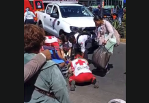 #Video | Adulta mayor es atropellada a pocos metros del Mercado Independencia, en Morelia