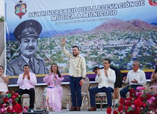 Diputado Reyes Galindo celebra 84 Aniversario de la elevación de Múgica como municipio