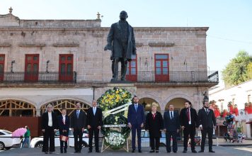 Ayuntamiento de Morelia conmemora CCXX Aniversario del Natalicio de Benito Juárez