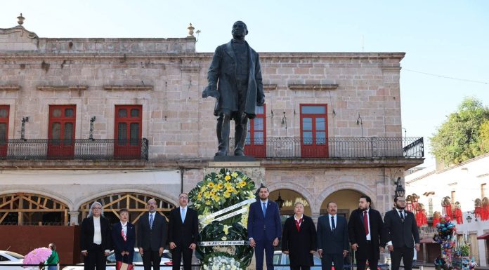 Ayuntamiento de Morelia conmemora CCXX Aniversario del Natalicio de Benito Juárez
