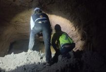 Intensifican labores de rescate para localizar a cuatro mineros atrapados en la mina Santa Fe, de Sinaloa