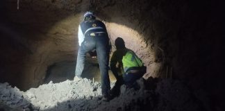 Intensifican labores de rescate para localizar a cuatro mineros atrapados en la mina Santa Fe, de Sinaloa