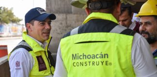 SCOP fortalece la Meseta Purépecha con infraestructura educativa, vial y de seguridad