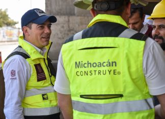 SCOP fortalece la Meseta Purépecha con infraestructura educativa, vial y de seguridad