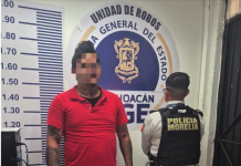 Policía Morelia detiene a masculino por robo a Farmacia Guadalajara en Villas del Pedregal