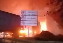 #Video | Se registra choque entre dos vehículos de carga en la autopista México-Guadalajara, a la altura de Zinapécuaro