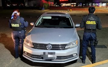 Policía Morelia recupera vehículo robado