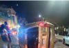 Vuelca camioneta en las faldas del cerro del Punhuato