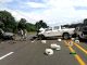 Dos heridos en aparatoso choque de camionetas, en la Uruapan – Paracho