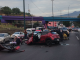 Aparatoso accidente en el Libramiento Norte de Morelia deja una persona lesionada