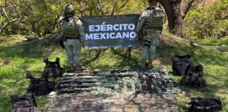 Intensifica Defensa operativos en Michoacán; reportan aseguramiento de 106 explosivos, armamento y miles de cartuchos