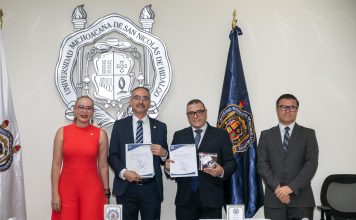 Andrés Raya y Héctor García, nuevos directores de Ciencias de la Salud y Bellas Artes de la UMSNH