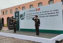 Toma protesta Comandante del 12/o. Batallón de Infantería en Michoacán