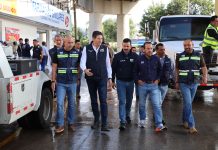 Continúan labores de limpieza y apoyo en colonias afectadas por lluvias en Morelia
